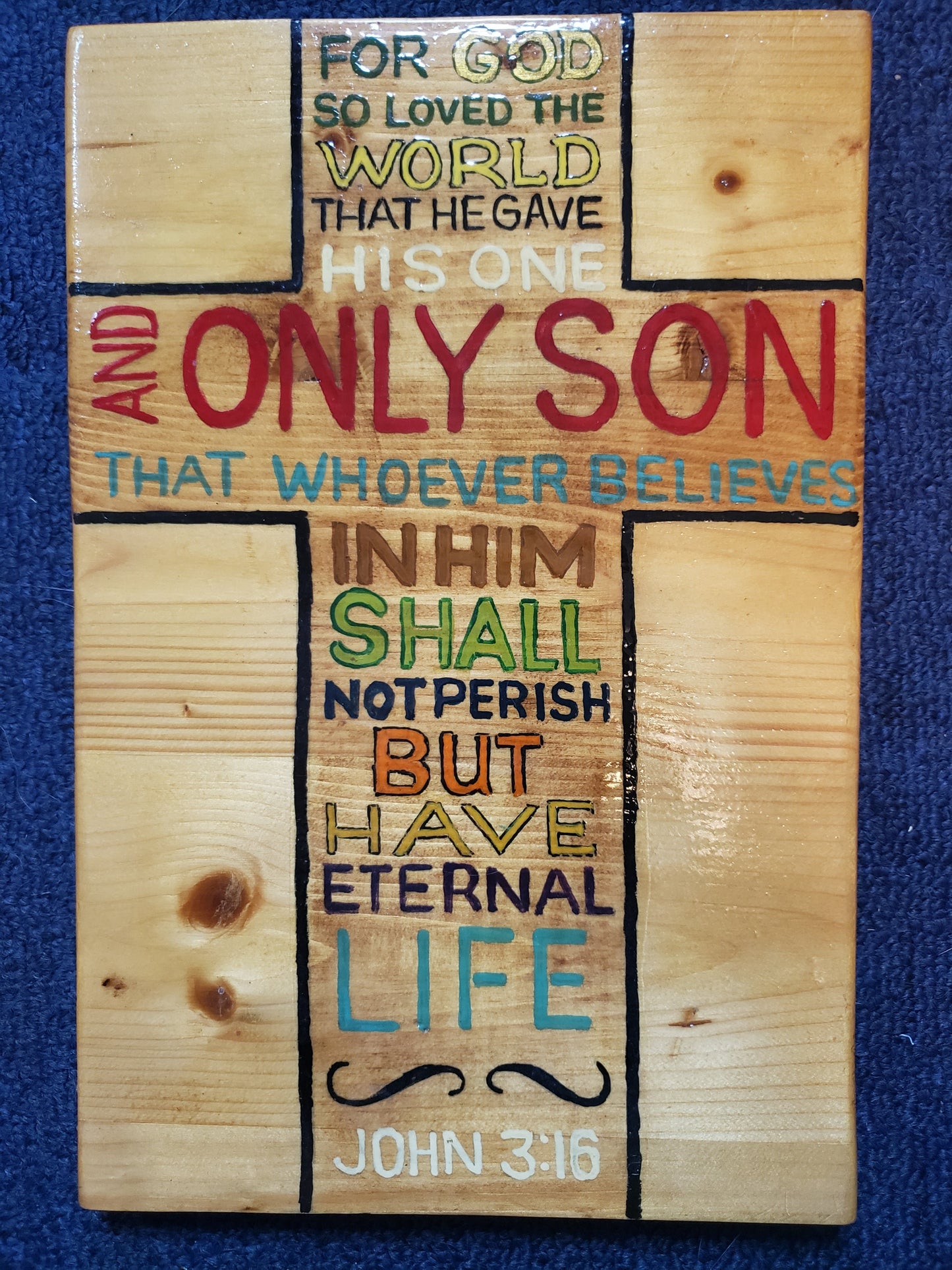 Wooden Wall Hanging - only son